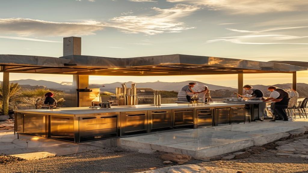 Construct Modern Outdoor Kitchens for Premium Desert Estates